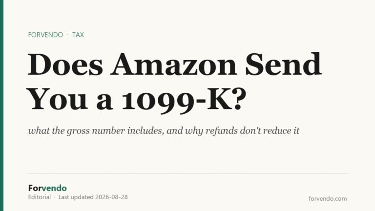 Does Amazon send you a 1099-K - what the gross number includes