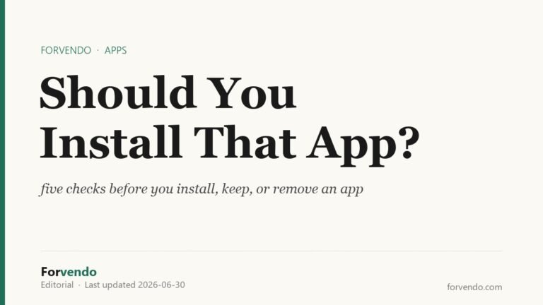 Should you install that Shopify app, five checks - Forvendo
