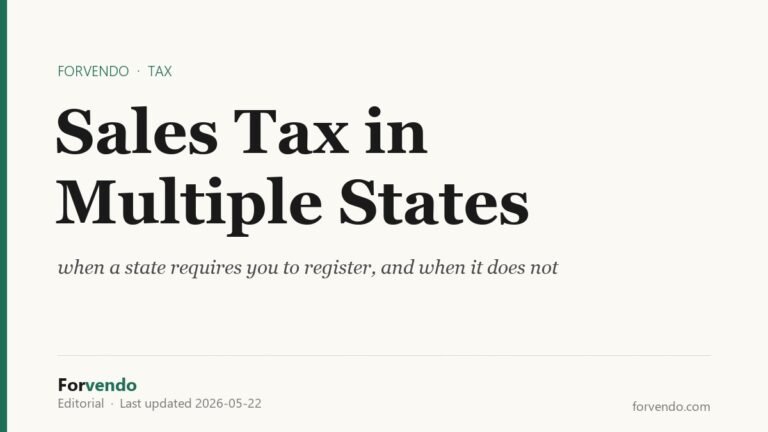 Shopify sales tax in multiple states, 2026 rules and thresholds - Forvendo